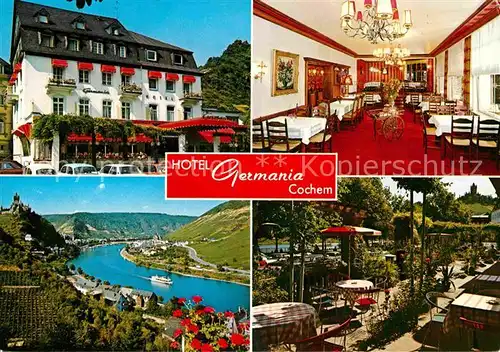 AK / Ansichtskarte Cochem Mosel Hotel Germania  Kat. Cochem