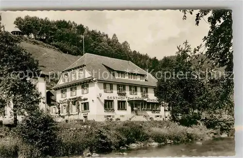 AK / Ansichtskarte Oberwolfach Gasthof Drei Koenige Pension Kat. Oberwolfach