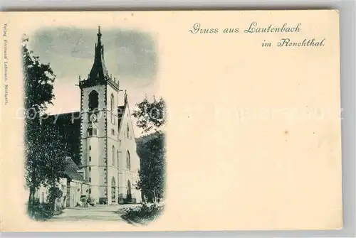 AK / Ansichtskarte Lautenbach Renchtal Kirche Kat. Lautenbach