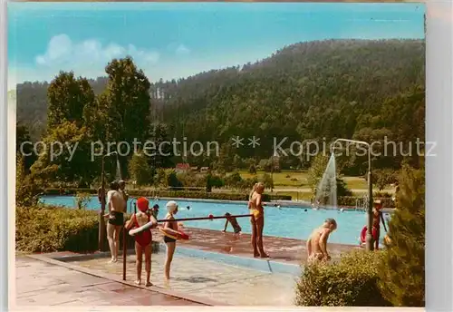 AK / Ansichtskarte Zell Harmersbach Schwimmbad Kat. Zell am Harmersbach