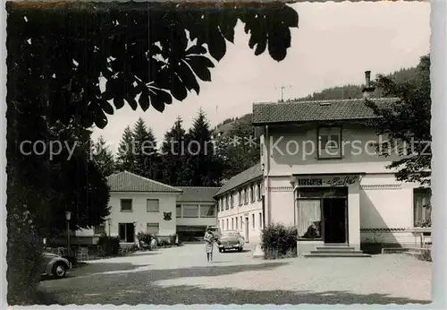 AK / Ansichtskarte Wolfach Kurgarten Cafe Kat. Wolfach Schwarzwald