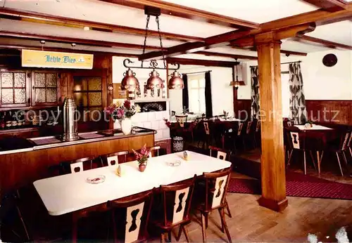 AK / Ansichtskarte Zell Harmersbach Gasthaus zum Hechten Gaststube Kat. Zell am Harmersbach