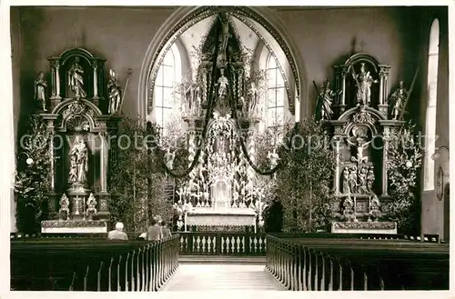 AK / Ansichtskarte Zell Harmersbach Wallfahrtskirche  Altar Kat. Zell am Harmersbach