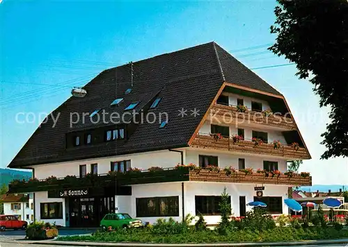 AK / Ansichtskarte Zell Harmersbach Hotel Gasthof Sonne Kat. Zell am Harmersbach