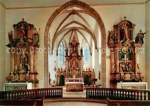 AK / Ansichtskarte Zell Harmersbach Wallfahrtskirche  Hochaltar Kat. Zell am Harmersbach