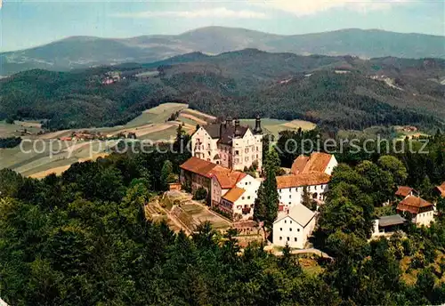 AK / Ansichtskarte Fuerstenstein Niederbayern Pension Schloss Englburg Fliegeraufnahme Kat. Fuerstenstein