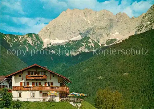 AK / Ansichtskarte Mittenwald Bayern Berggasthof Groeblalm Kat. Mittenwald