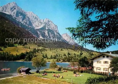 AK / Ansichtskarte Mittenwald Bayern Gasthaus Ferchensee  Kat. Mittenwald