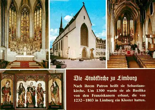 AK / Ansichtskarte Limburg Lahn Stadtkirche  Kat. Limburg a.d. Lahn