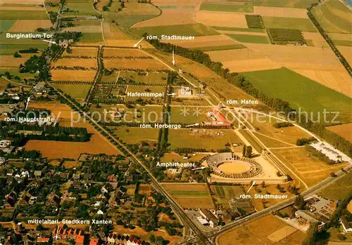 AK / Ansichtskarte Xanten Fliegeraufnahme Amphitheater  Kat. Xanten