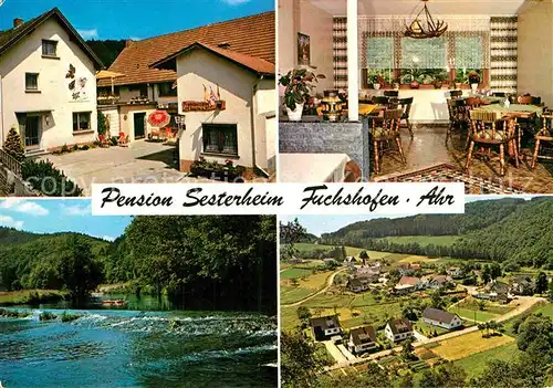 AK / Ansichtskarte Fuchshofen Pension Haus Sesterheim Fliegeraufnahme Kat. Fuchshofen