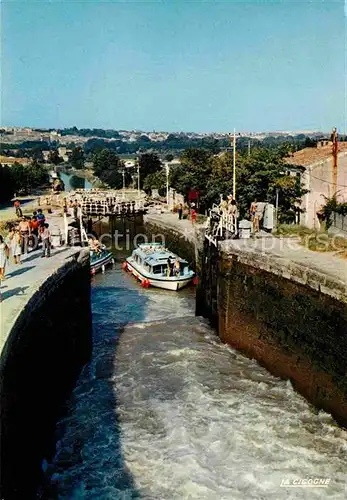 AK / Ansichtskarte Beziers Canal du Midi aux neuf ecluses Kat. Beziers