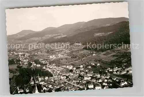 AK / Ansichtskarte Zell Harmersbach Fliegeraufnahme Kat. Zell am Harmersbach