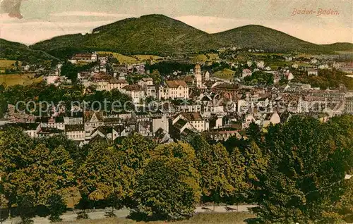 AK / Ansichtskarte Baden Baden Panorama Kat. Baden Baden