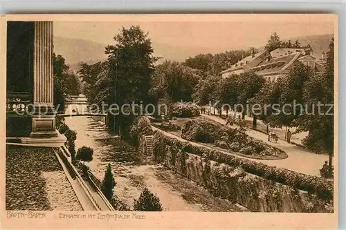 AK / Ansichtskarte Baden Baden Eingang Lichtenthaler Allee Kat. Baden Baden