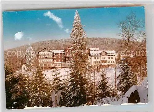 AK / Ansichtskarte Buehl Baden Kurhaus Plattig Winter Kat. Buehl