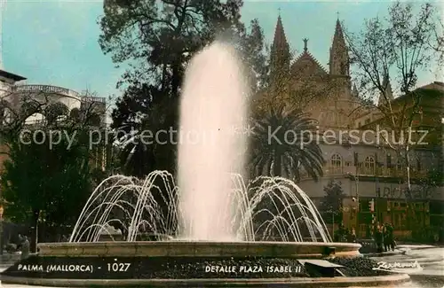 AK / Ansichtskarte Palma de Mallorca Plaza Isabel II Fontana Kat. Palma de Mallorca