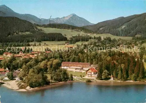 AK / Ansichtskarte Bad Wiessee Fliegeraufnahme Haus Hubertus Kat. Bad Wiessee