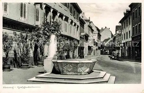 AK / Ansichtskarte Loerrach Brunnen Innenstadt Kat. Loerrach