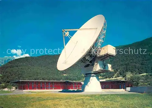 AK / Ansichtskarte Leuk VS Fernmeldesatelliten Bodenstation Kat. Leuk