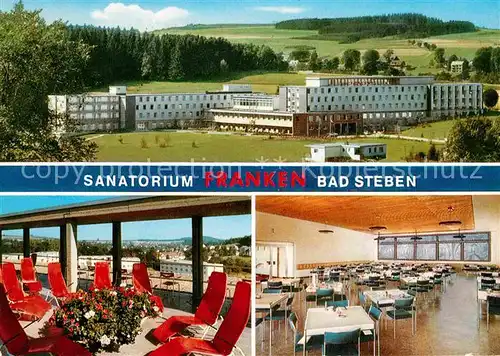 AK / Ansichtskarte Bad Steben Sanatorium Franken Kat. Bad Steben