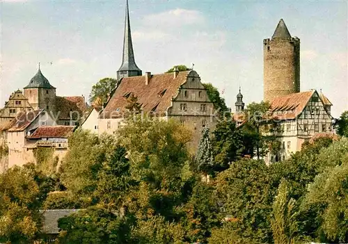 AK / Ansichtskarte Schlitz Altstadt Kirche Turm Kat. Schlitz