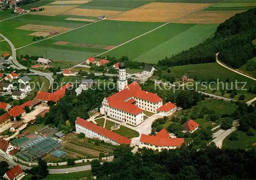 AK / Ansichtskarte Moenchsdeggingen Fliegeraufnahme Kloster der Mariannhiller Missionare Kat. Moenchsdeggingen