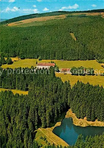 AK / Ansichtskarte Clausthal Zellerfeld Fliegeraufnahme Eisenbahner Erholungsheim Festenburg Kat. Clausthal Zellerfeld