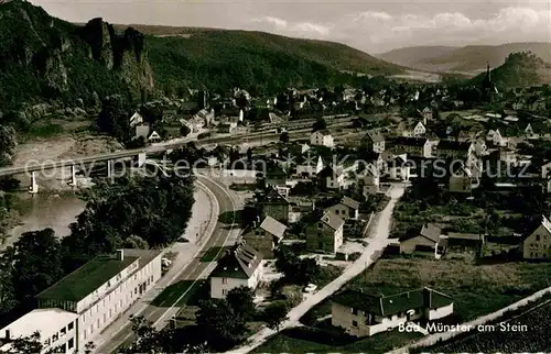 AK / Ansichtskarte Muenster Stein Ebernburg Bad Panorama Kat. Bad Muenster am Stein Ebernburg