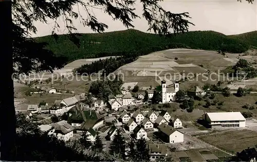 AK / Ansichtskarte Schapbach Kirche Panorama Kat. Bad Rippoldsau Schapbach