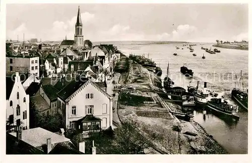 AK / Ansichtskarte Emmerich Rhein Hafen Kirche Kat. Emmerich am Rhein