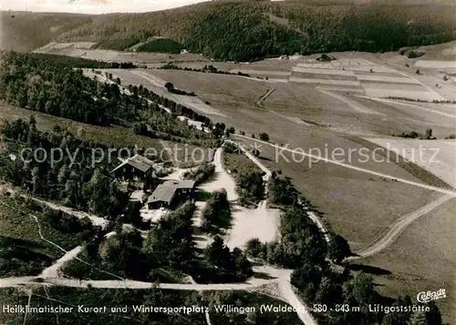 AK / Ansichtskarte Willingen Sauerland Fliegeraufnahme Liftgaststaette Kat. Willingen (Upland)