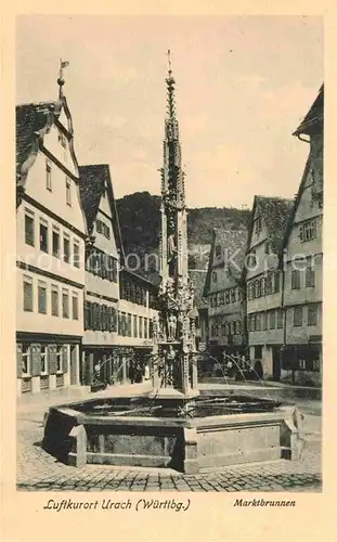 AK / Ansichtskarte Urach Bad Marktbrunnen Kat. Bad Urach