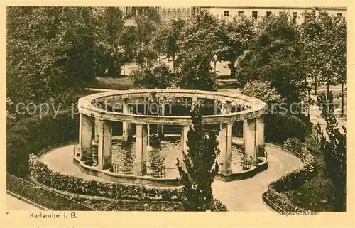 AK / Ansichtskarte Karlsruhe Baden Stephanbrunnen