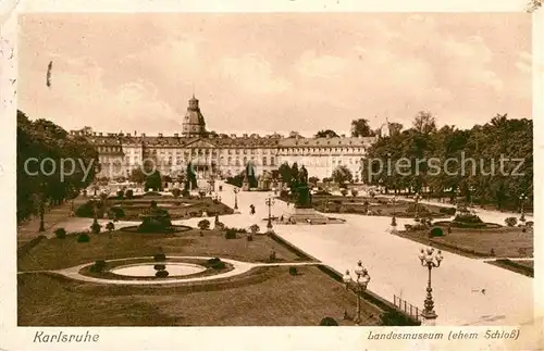 AK / Ansichtskarte Karlsruhe Baden Landesmuseum 