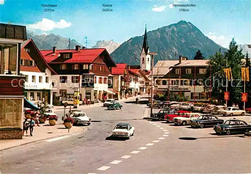 AK / Ansichtskarte Oberstdorf Bahnhofsplatz Kat. Oberstdorf