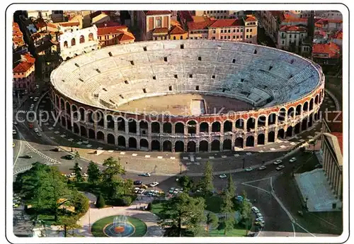 AK / Ansichtskarte Verona Veneto Die Arena Fliegeraufnahme Kat. Verona