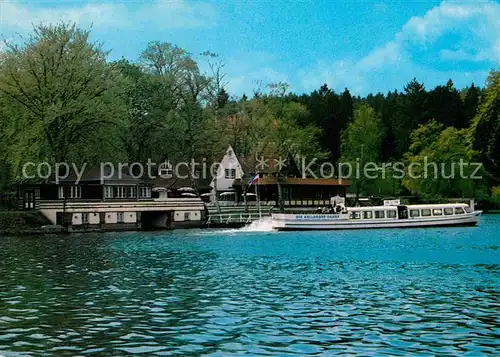 AK / Ansichtskarte Fissau Restaurant Cafe Fissauer Faehrhaus Am Kellersee Kat. Eutin