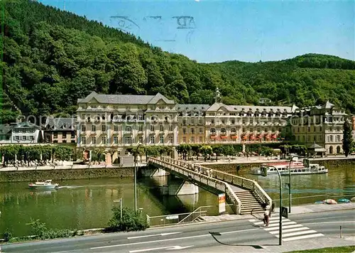 AK / Ansichtskarte Bad Ems Hotel Kurhaus an der Lahn Bruecke Kat. Bad Ems