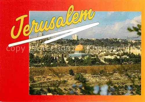 AK / Ansichtskarte Jerusalem Yerushalayim Panorama Kat. Israel