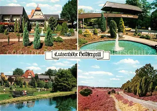 AK / Ansichtskarte Walsrode Lueneburger Heide Luisenhoehe Heidjergrill am Vogelpark Kat. Walsrode