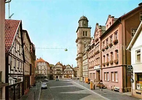 AK / Ansichtskarte Lauterbach Hessen Kleinod am Vogelsberg Marktplatz Kat. Lauterbach (Hessen)