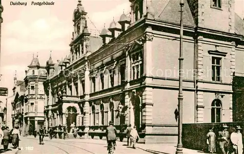 AK / Ansichtskarte Duisburg Ruhr Postgebaeude  Kat. Duisburg