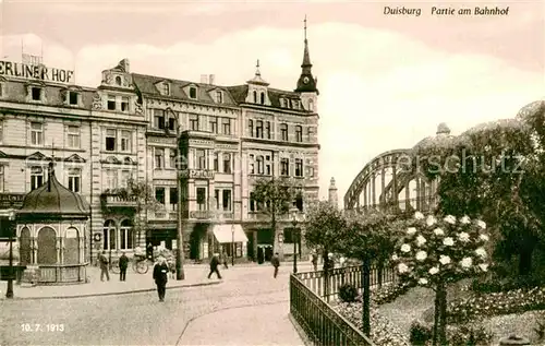 AK / Ansichtskarte Duisburg Ruhr Bahnhof  Kat. Duisburg