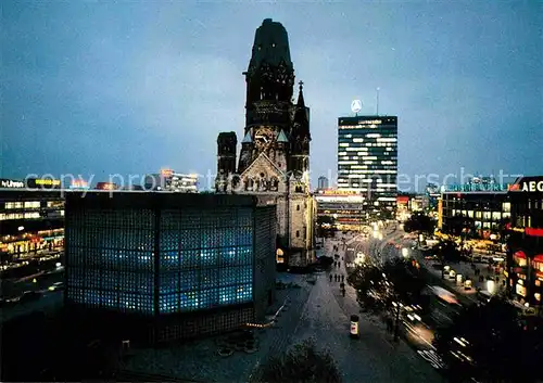 AK / Ansichtskarte Berlin Kaiser Wilhelm Gedaechtniskirche  Kat. Berlin