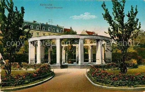 AK / Ansichtskarte Karlsruhe Baden Stephanbrunnen