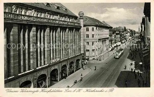 AK / Ansichtskarte Karlsruhe Baden Union Vereinigte Kaufstaetten GmbH