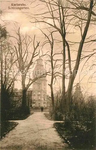 AK / Ansichtskarte Karlsruhe Baden Schlossgarten