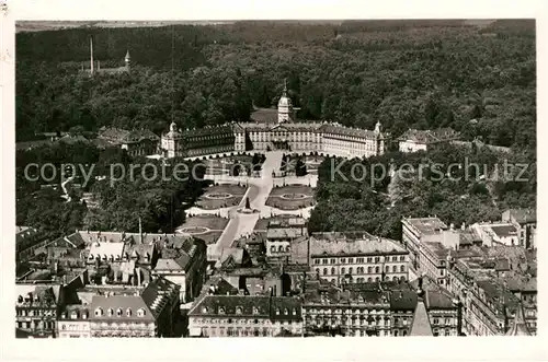 AK / Ansichtskarte Karlsruhe Baden Fliegeraufnahme