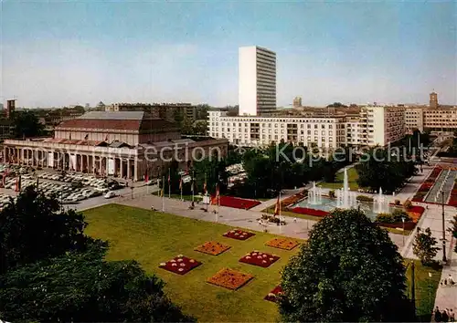 AK / Ansichtskarte Karlsruhe Baden Blick zur Stadthalle